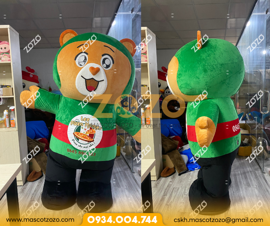 mascot gấu pizza 1 11