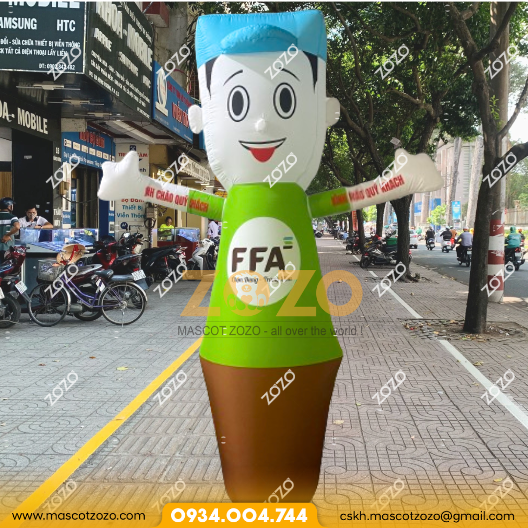 rối chú bé màu xanh 1 4