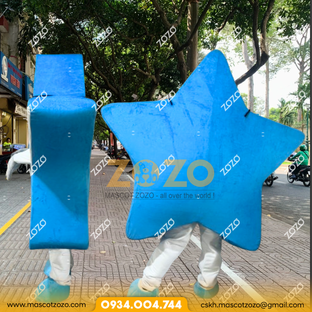mascot ngôi sao xanh 3 3 8