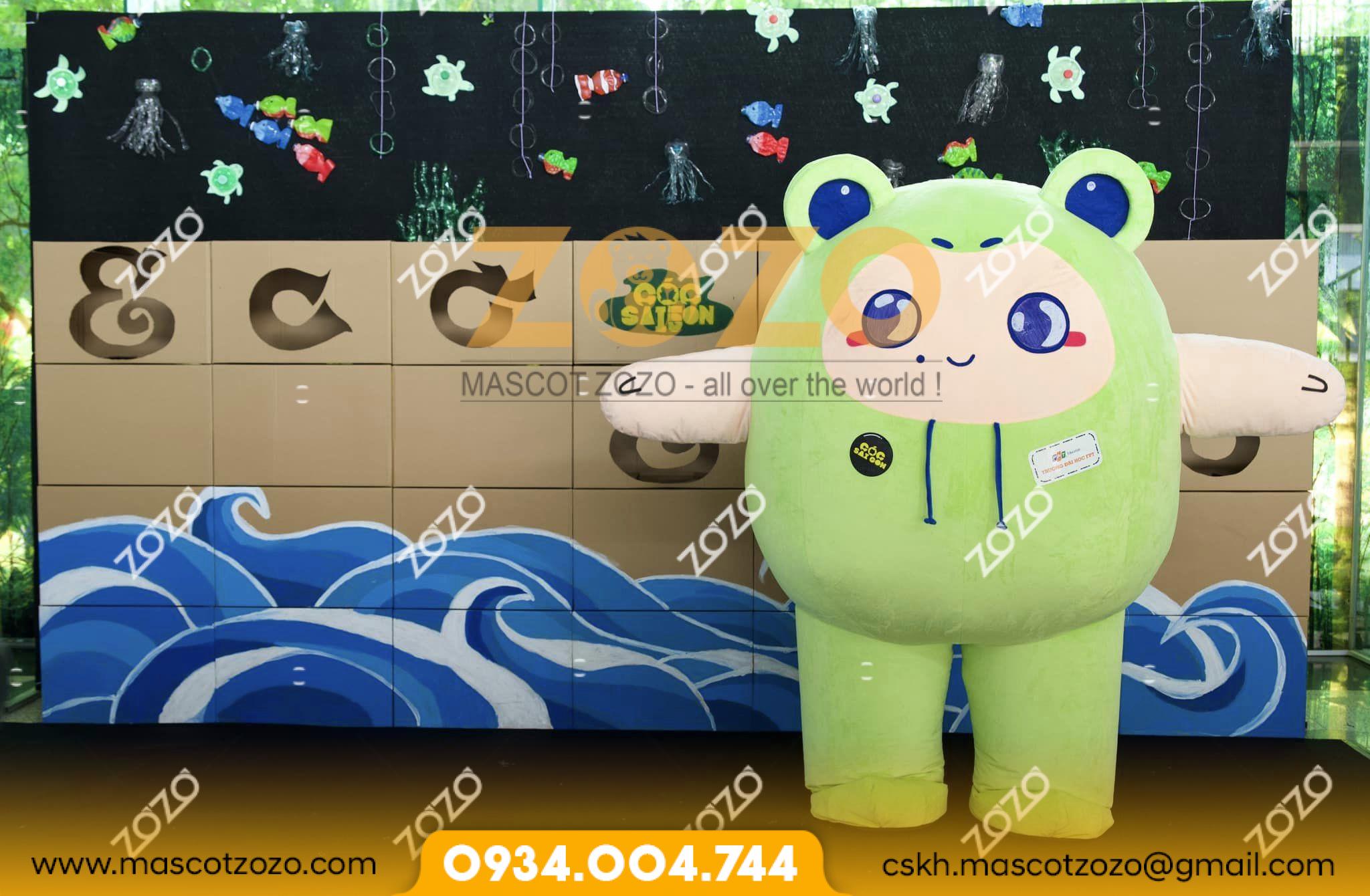 MASCOT HƠI CÓC CAM FPT - Ảnh 2