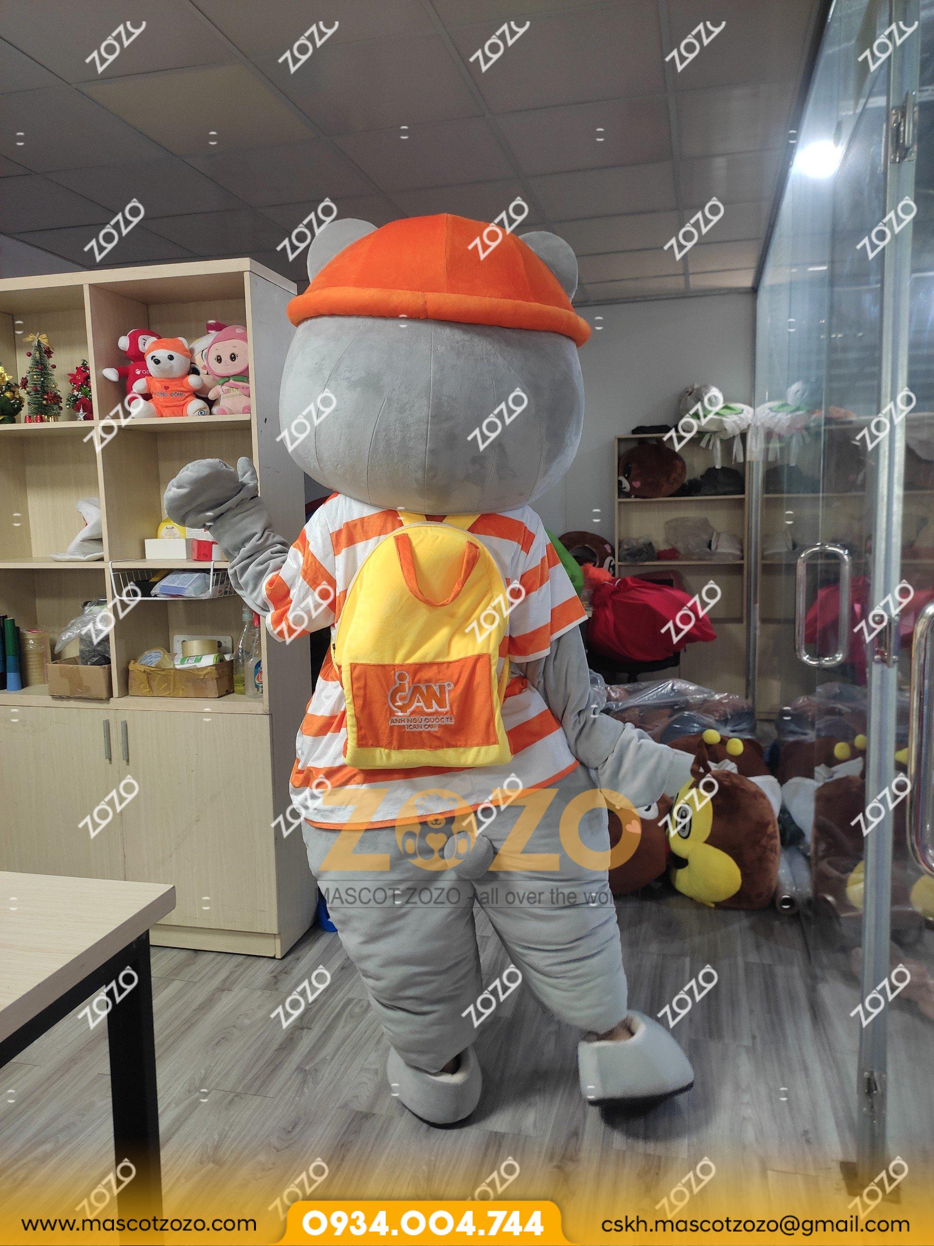 mascot gấu lầy 3 gaulay3