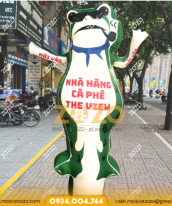 RỐI HƠI VẪY TAY CHÚ ẾCH XANH