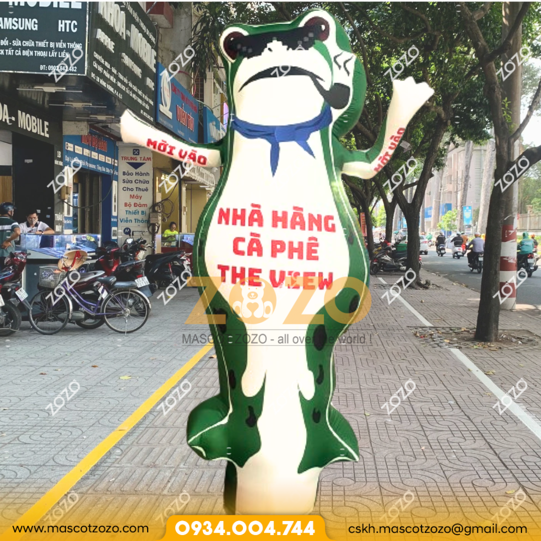 rối ếch xanh may noi 1