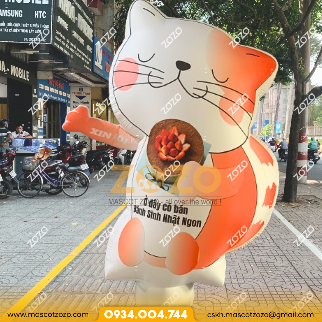 rối mèo cam meo cam