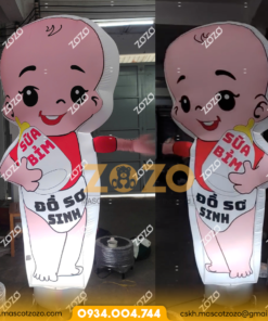RỐI HƠI VẪY TAY EM BÉ SỮA BỈM
