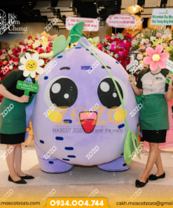 MASCOT HƠI CỦ KHOAI LANG TÍM