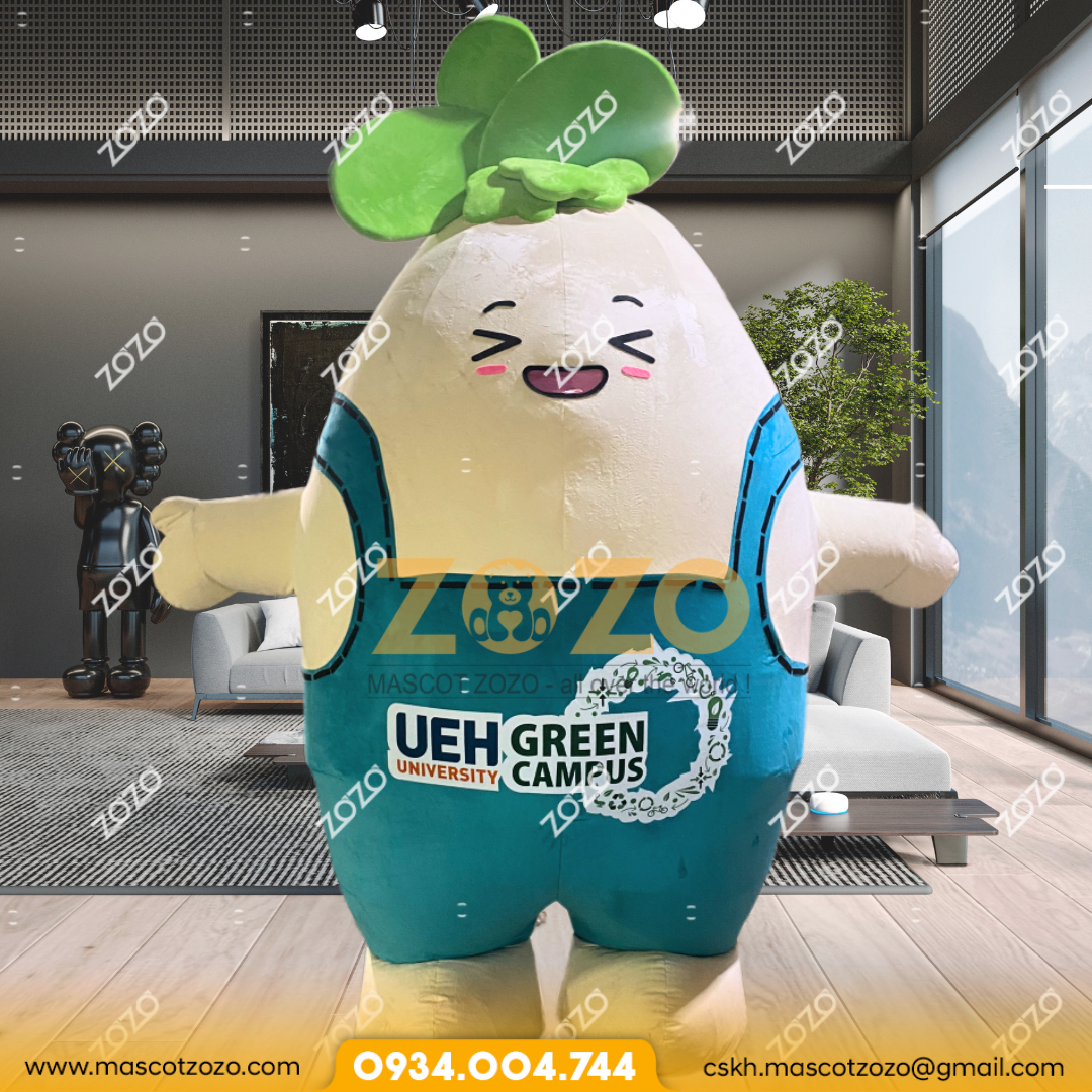 mascot hơi củ cải Thiet ke chua co ten 10