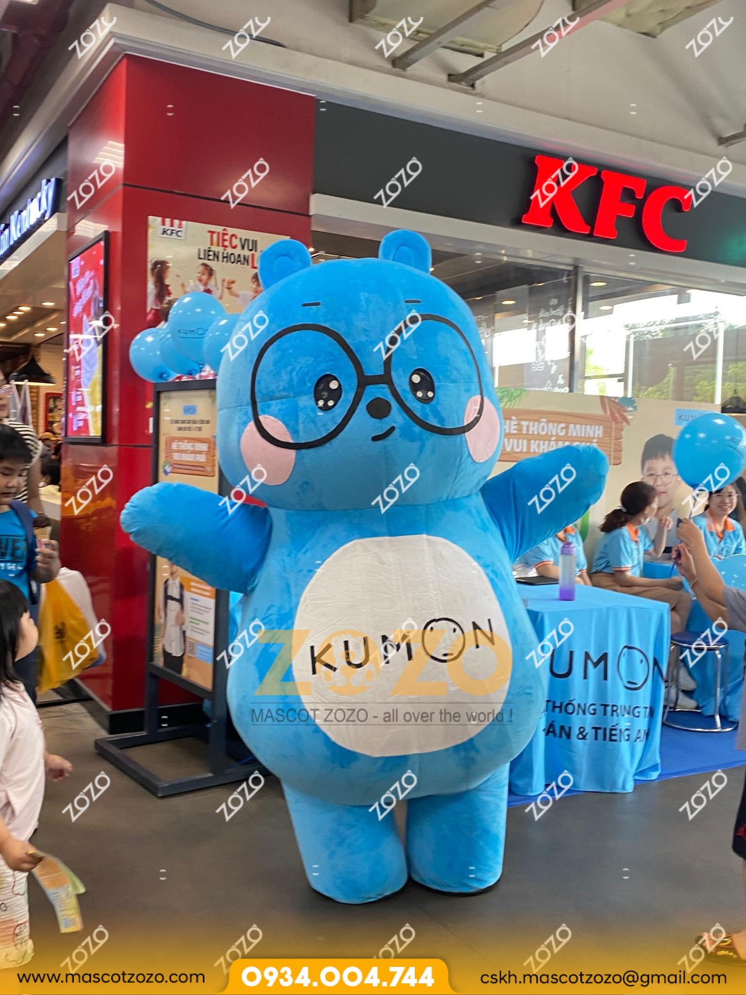 MASCOT HƠI GẤU KUMON - Ảnh 2