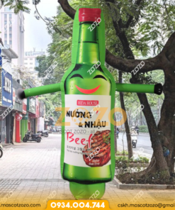 RỐI HƠI VẪY TAY HÌNH CHAI RƯỢU