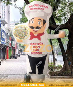 RỐI HƠI VẪY TAY ĐẦU BẾP QUÁN CƠM