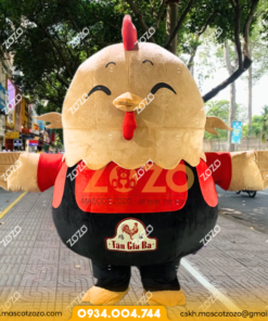 MASCOT HƠI GÀ TÂN GIA BA