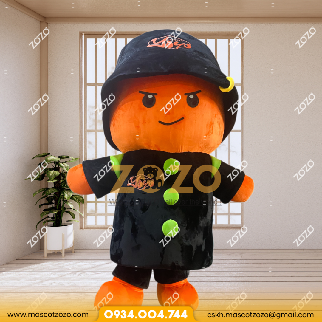 mascot chú bé da cam 1 5