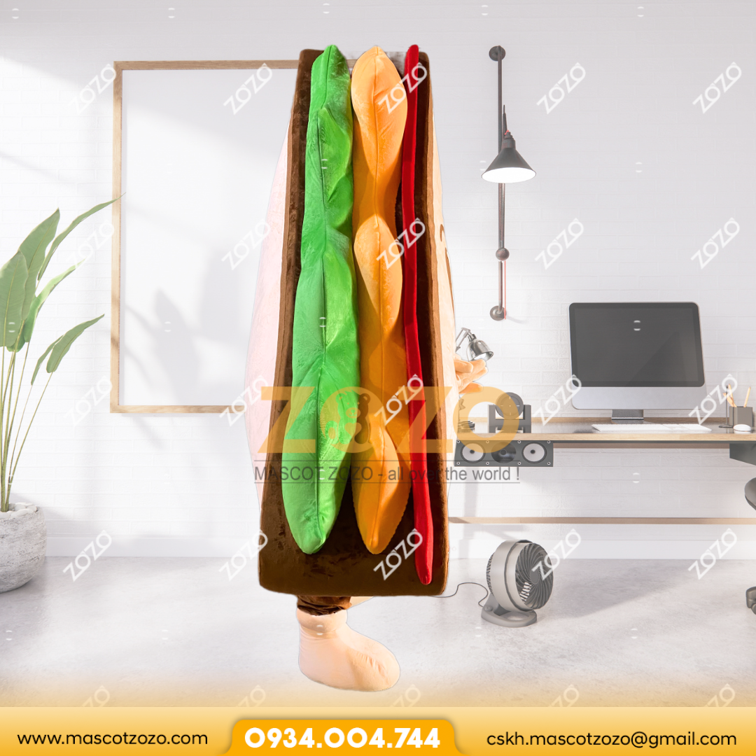 mascot bánh sandwich 2 2 1