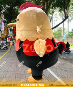 Alternative view of MASCOT HƠI GÀ TÂN GIA BA