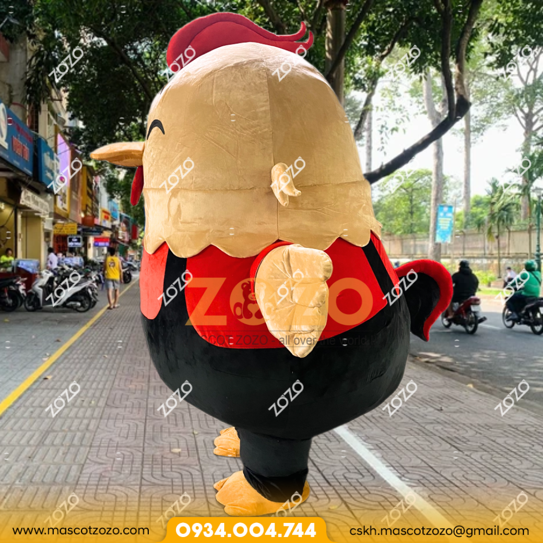 MASCOT HƠI GÀ TÂN GIA BA - Ảnh 2