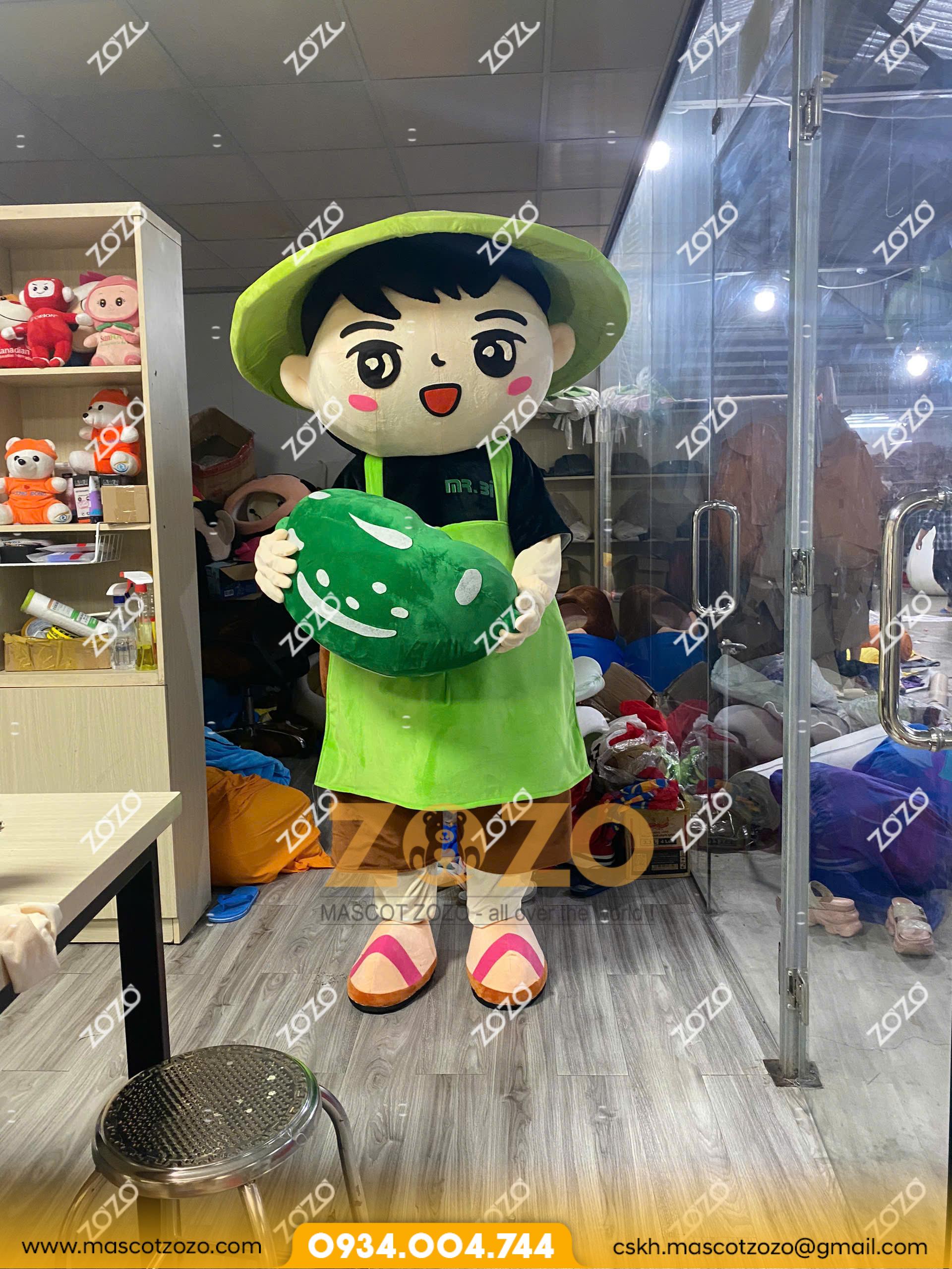 MASCOT BÔNG MR BÍ ĐAO