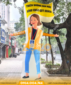 RỐI HƠI VẪY TAY HƯỚNG DẪN VIÊN DU LỊCH