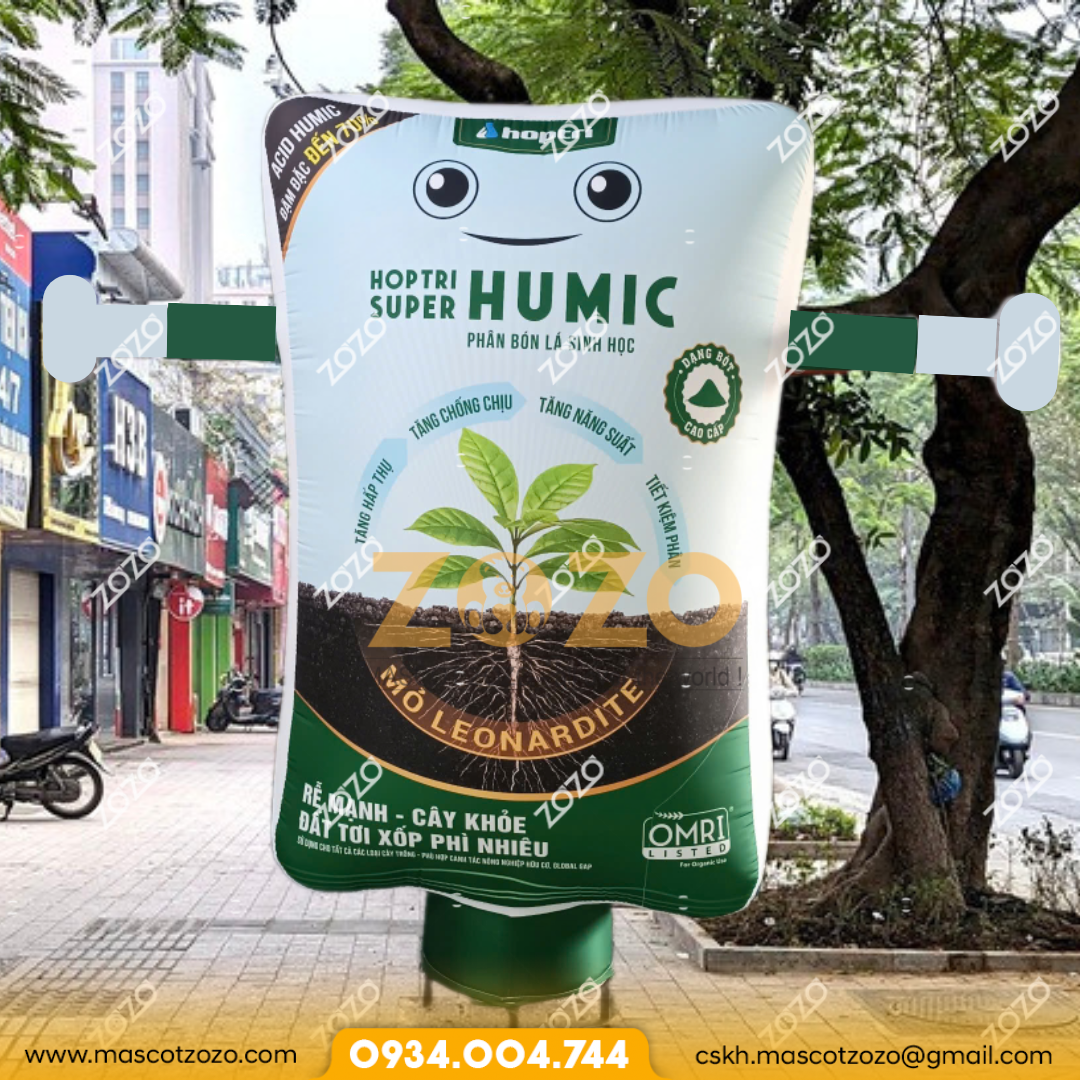 rối hơi bao phân mascotzozo 8