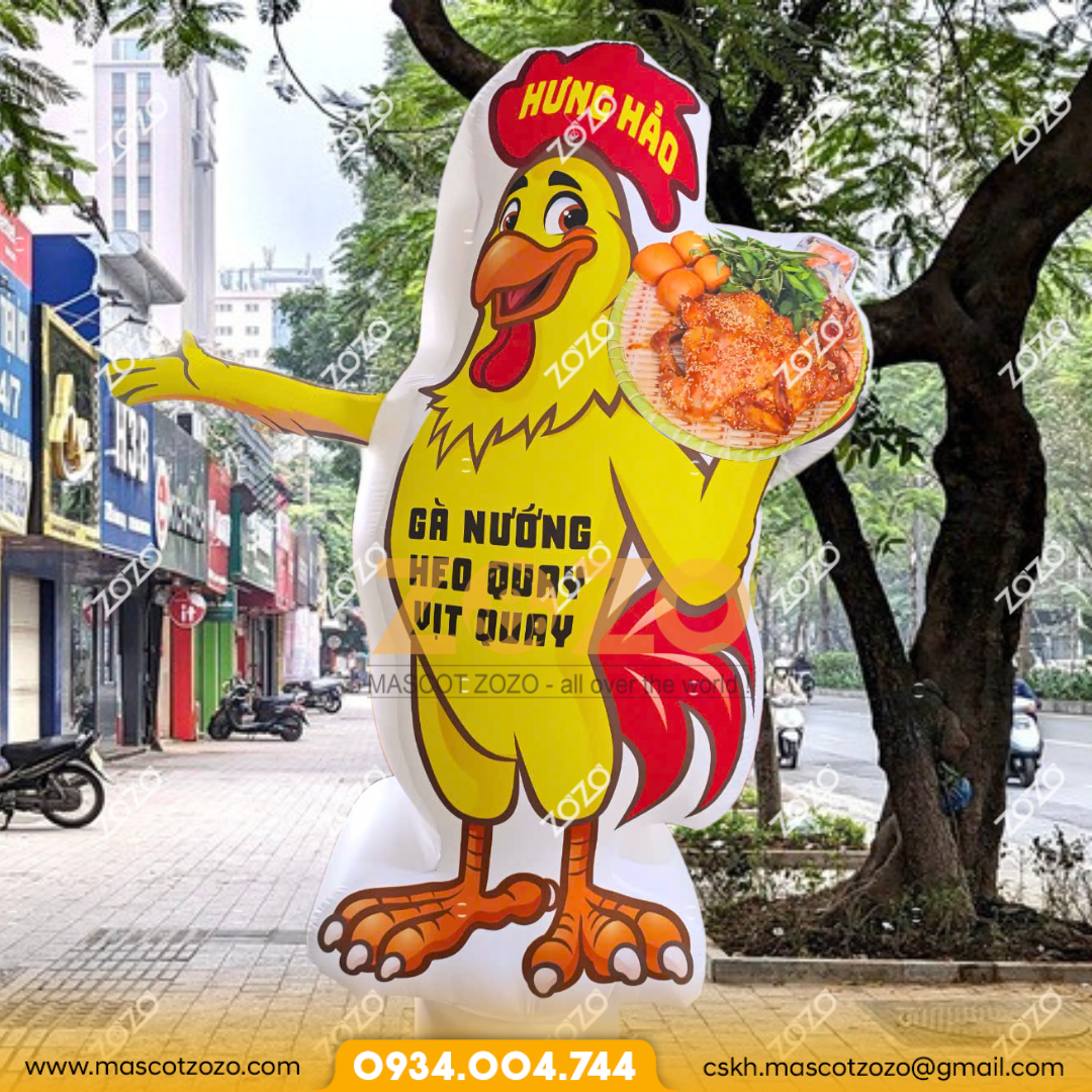 rối gà hưng hảo mascotzozo 9