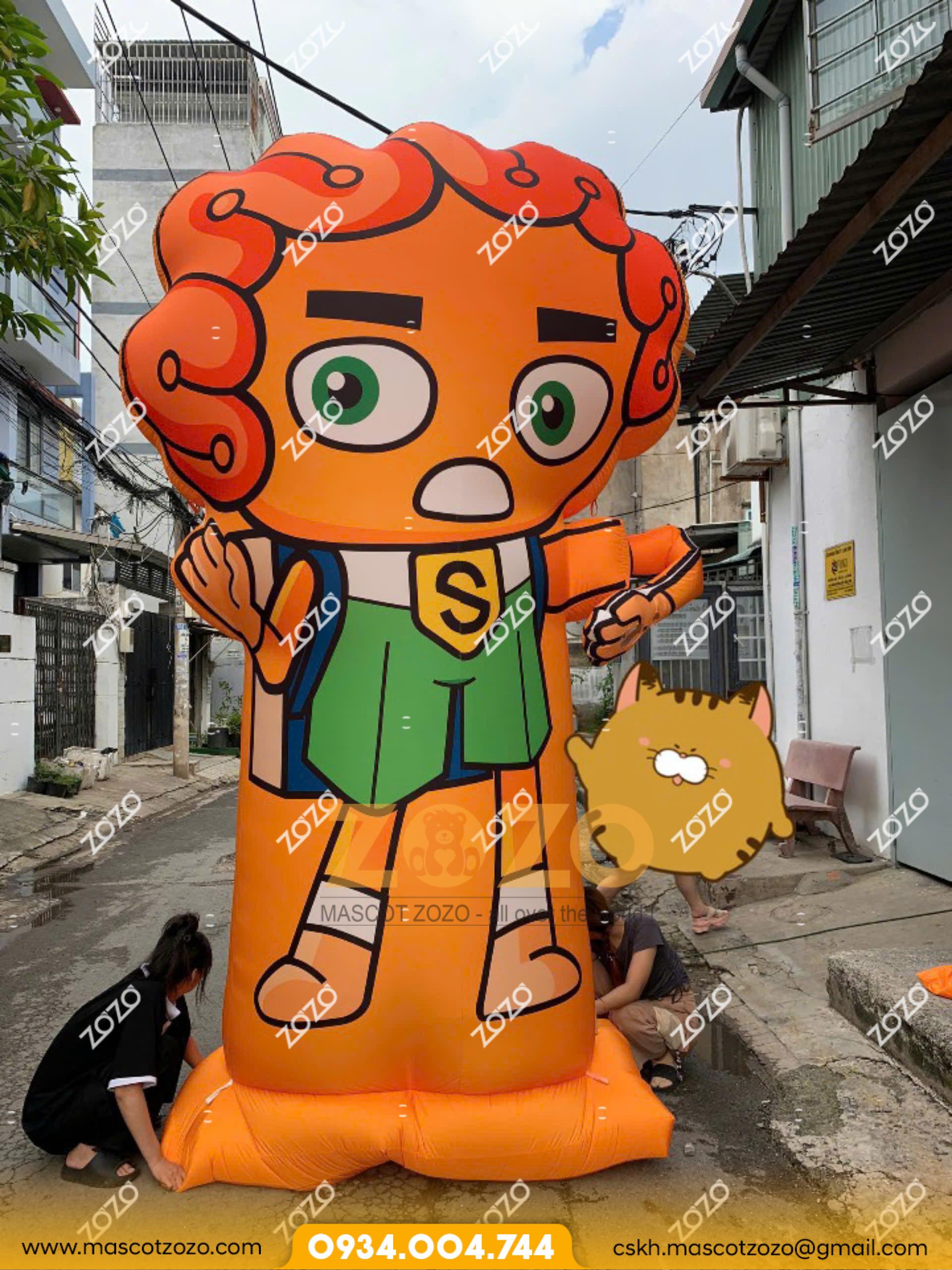 RỐI HƠI VẪY TAY MÀU CAM KHỔNG LỒ - Ảnh 2