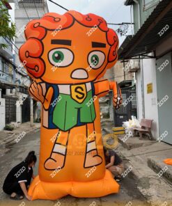 RỐI HƠI VẪY TAY MÀU CAM KHỔNG LỒ