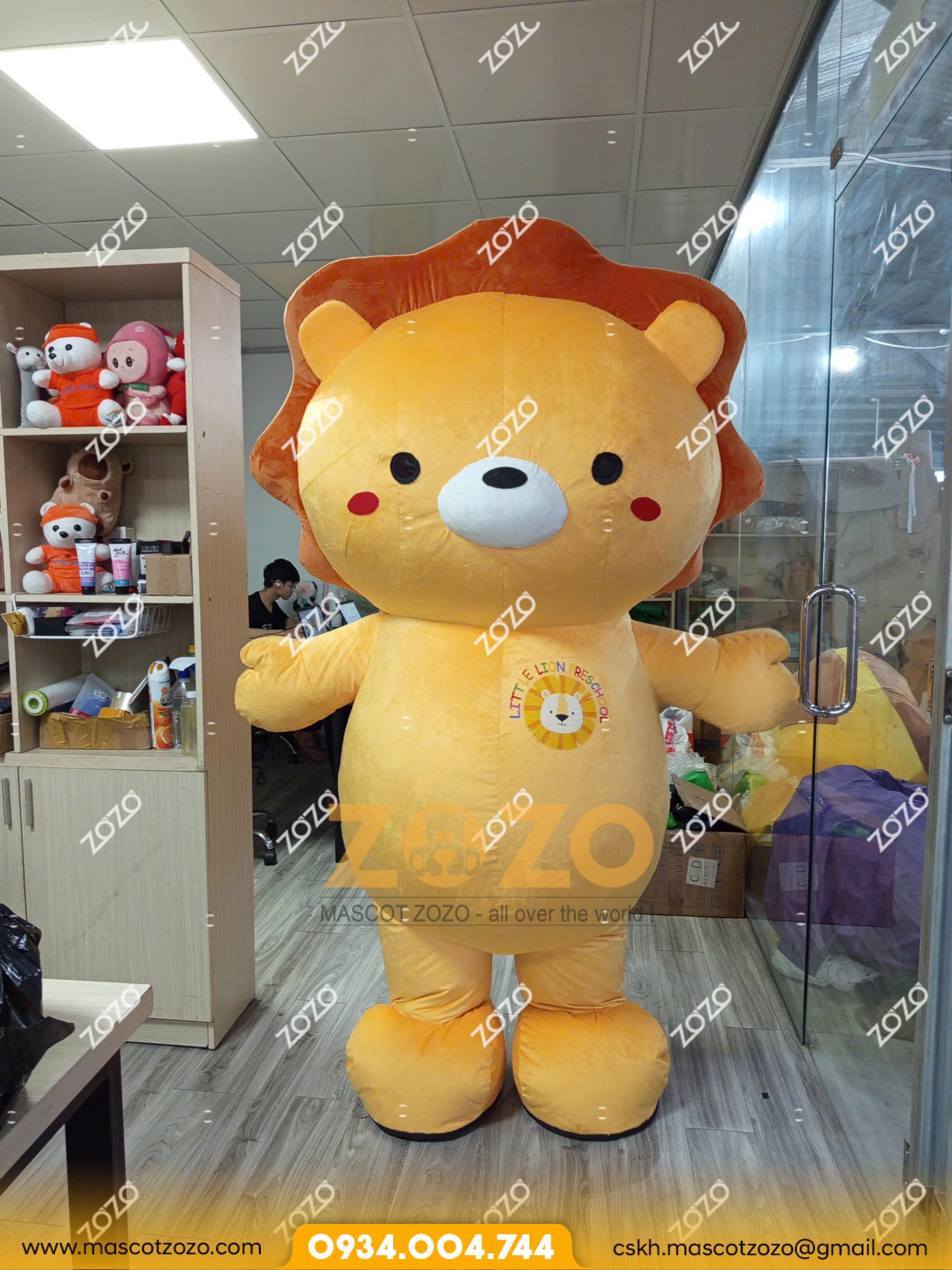 MASCOT HƠI BÉ SƯ TỬ - Ảnh 2