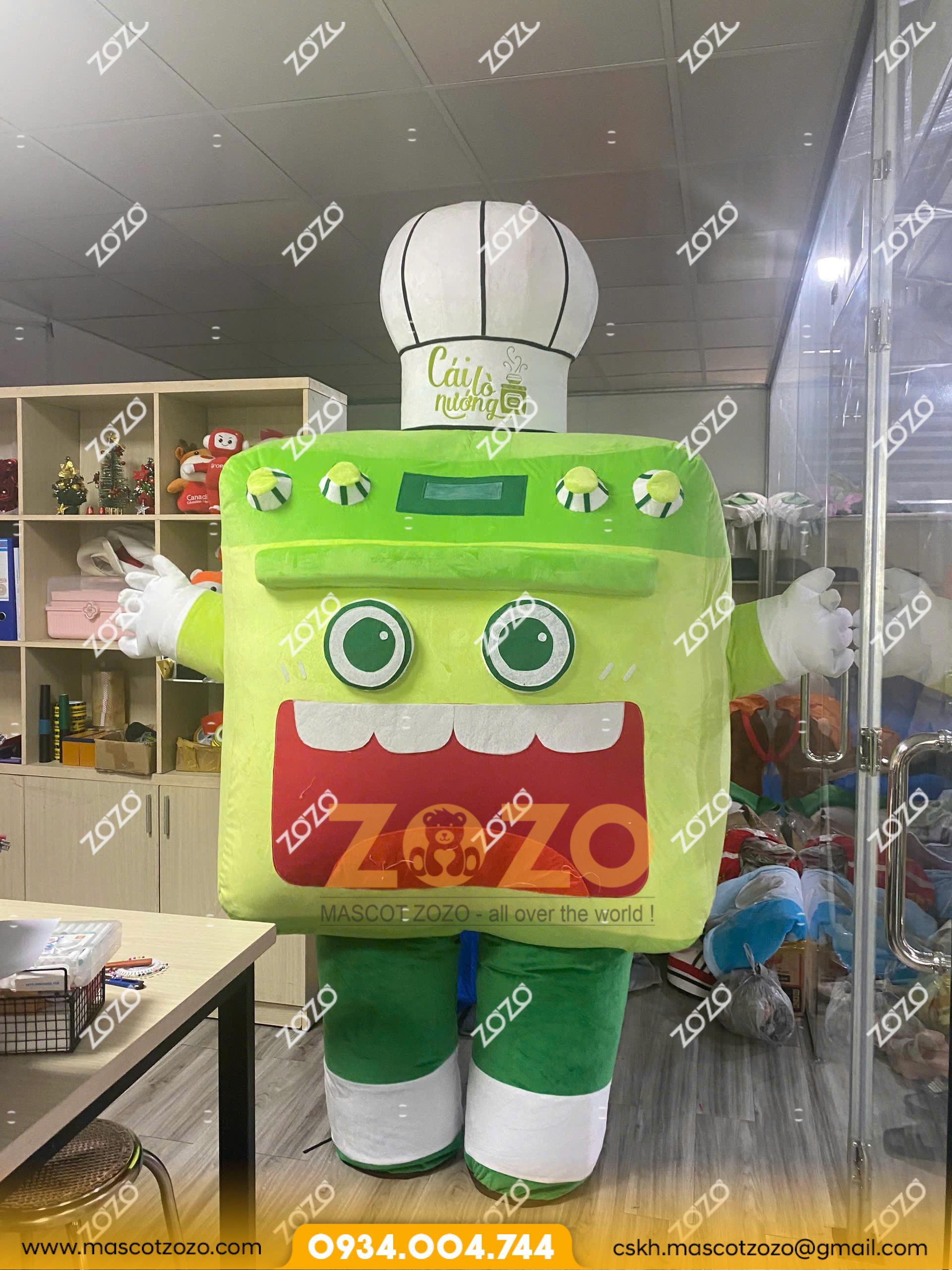 MASCOT HƠI CÁI LÒ NƯỚNG - Ảnh 2