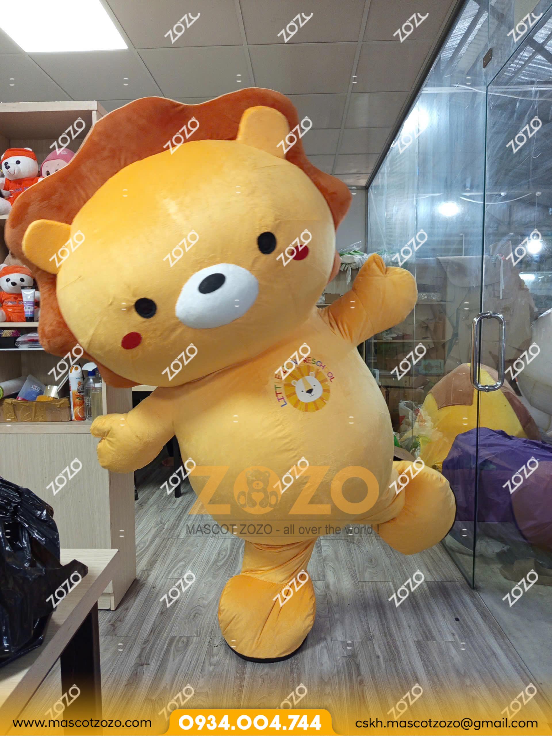 MASCOT HƠI BÉ SƯ TỬ