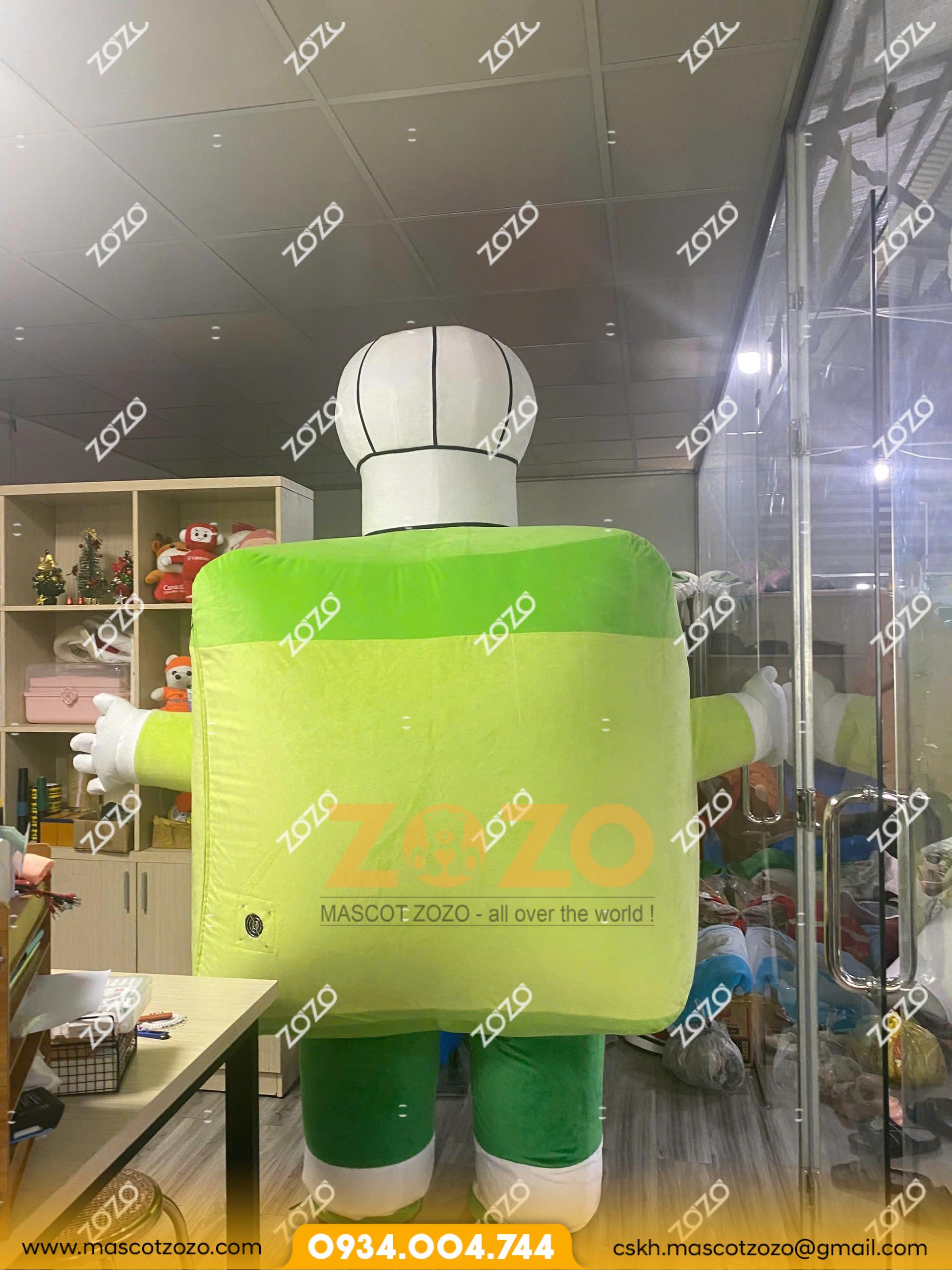 mascot cái lò nướng 3 4 1