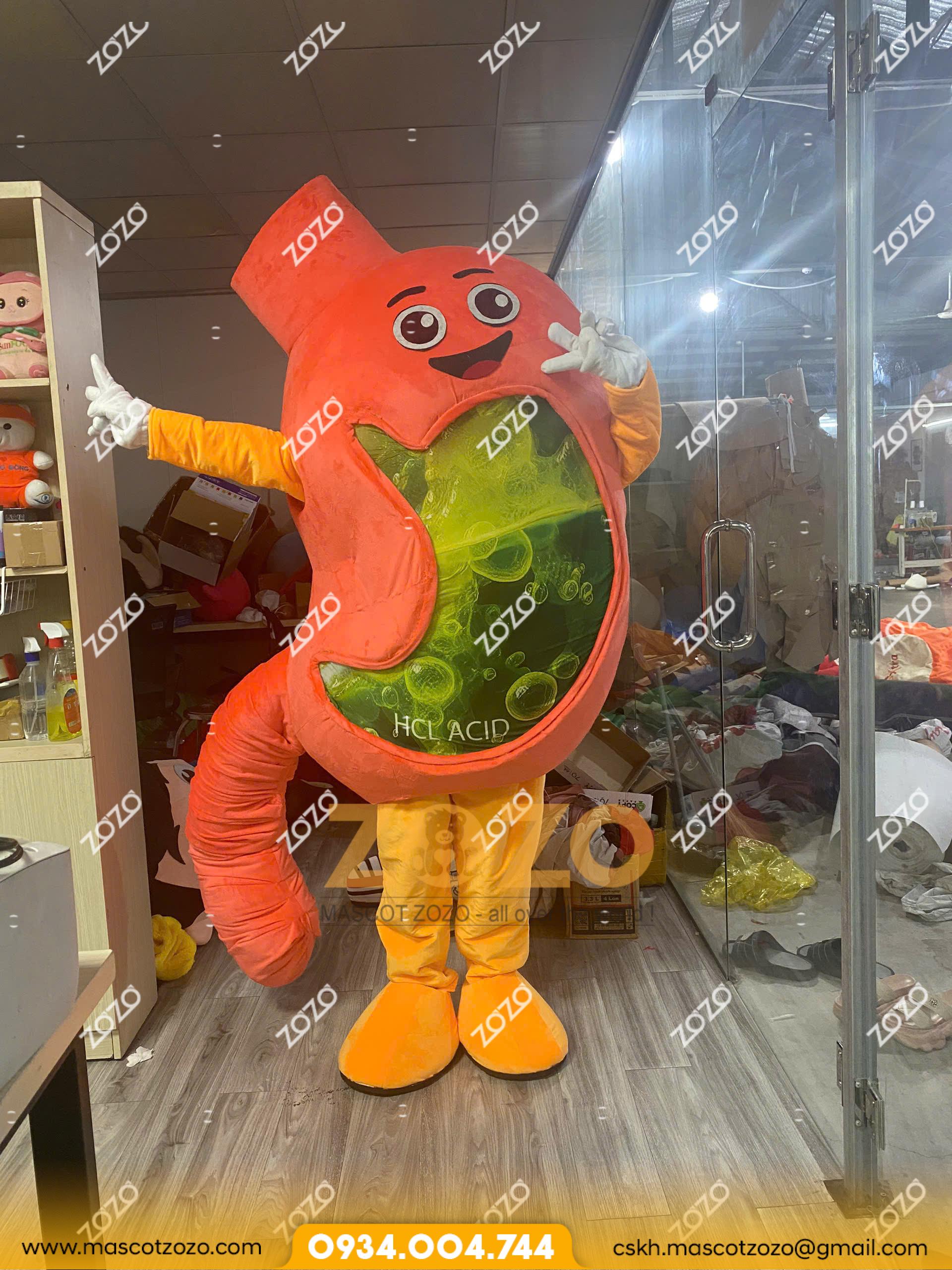 mascot bao tử 2 baotu2