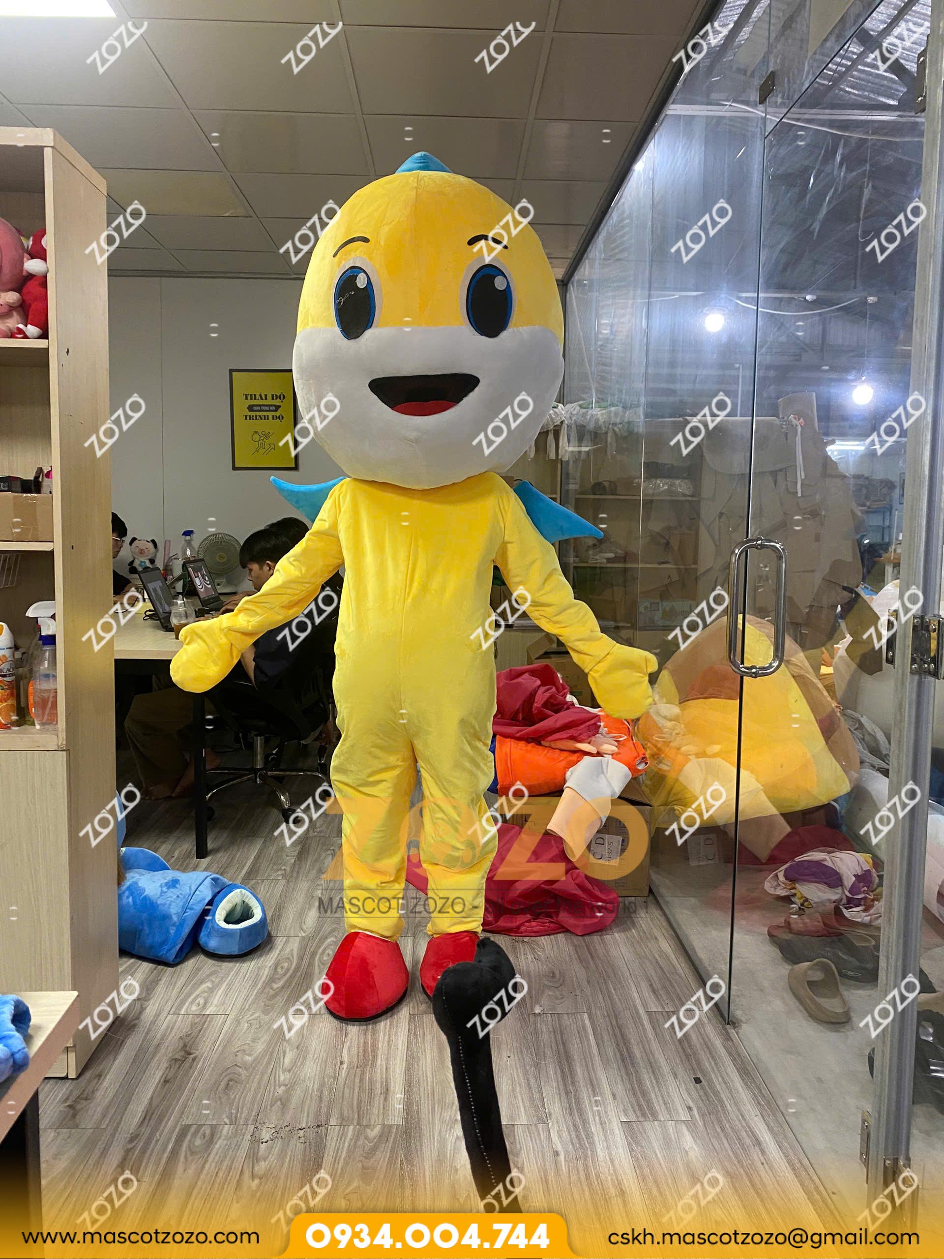 MASCOT BÉ KHỦNG LONG VÀNG - Ảnh 3
