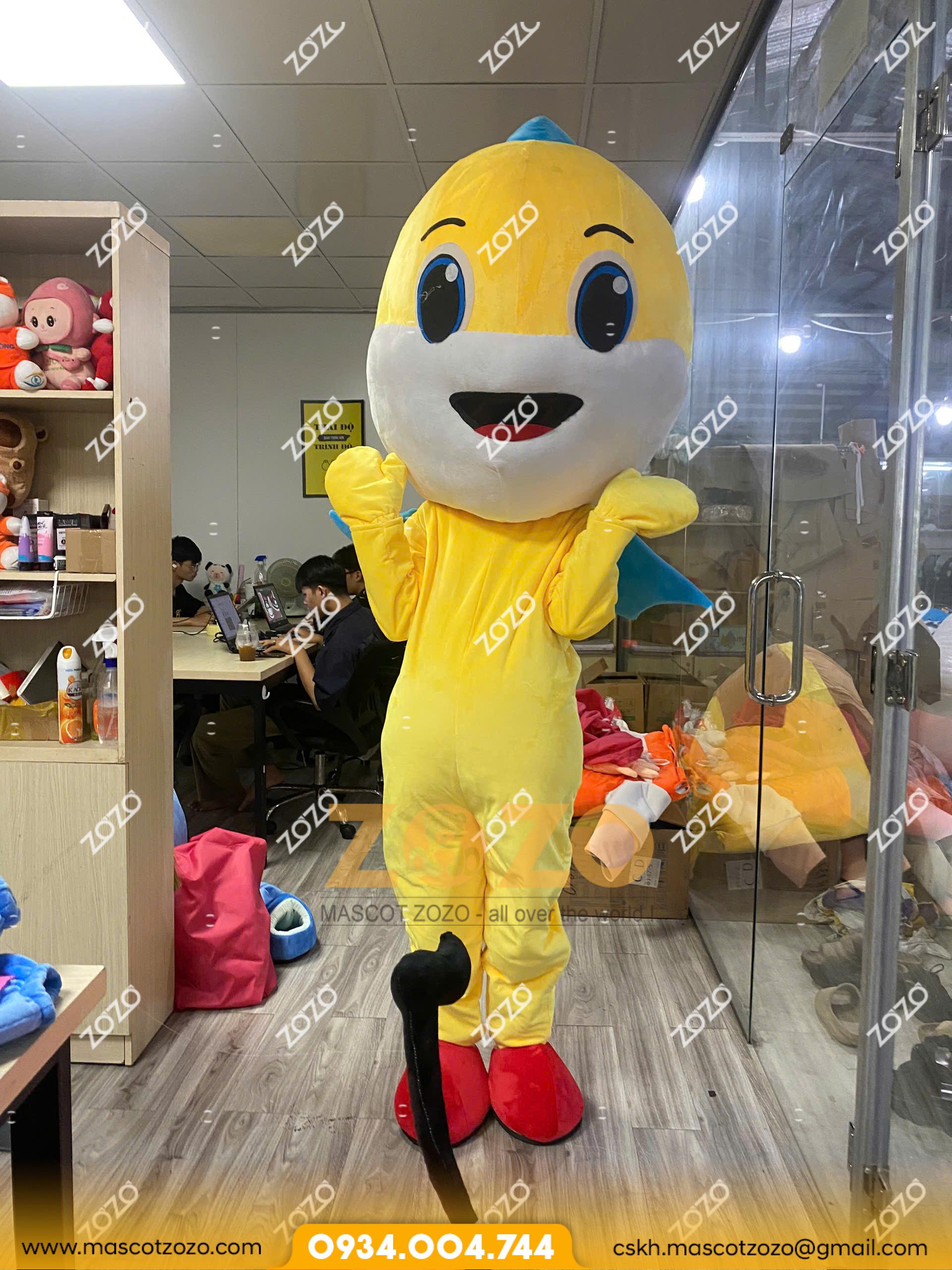MASCOT BÉ KHỦNG LONG VÀNG - Ảnh 2