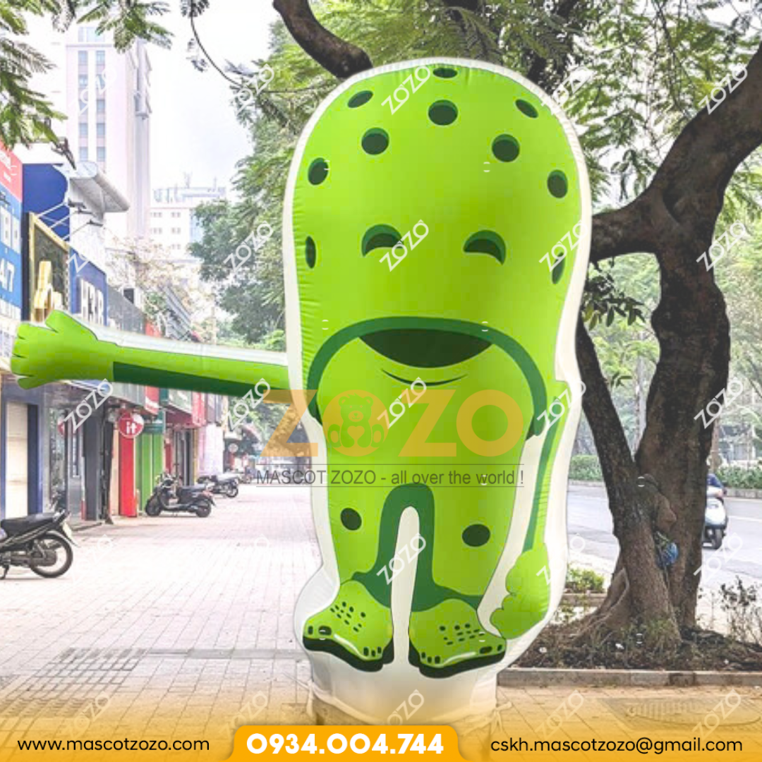 rối hơi dép nhà cá sấu mascotzozo 2 1