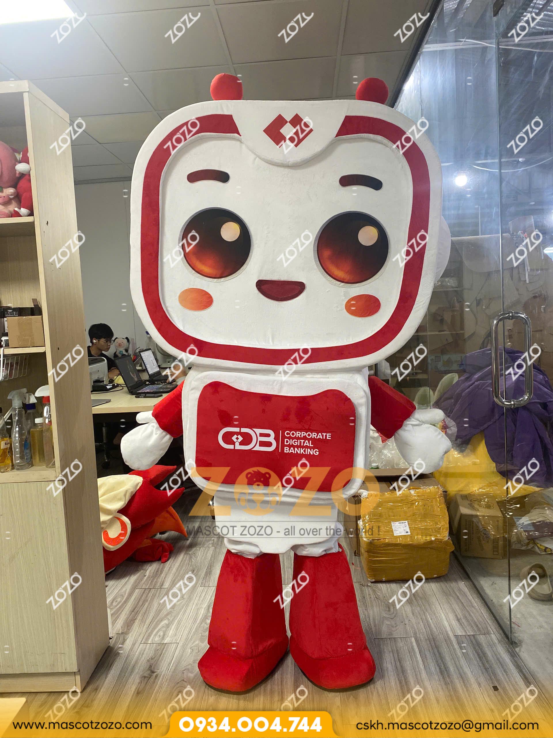 MASCOT ROBOT NGÂN HÀNG TECHCOMBANK - Ảnh 2