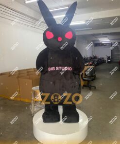 MÔ HÌNH XỐP MASCOT THỎ ĐEN