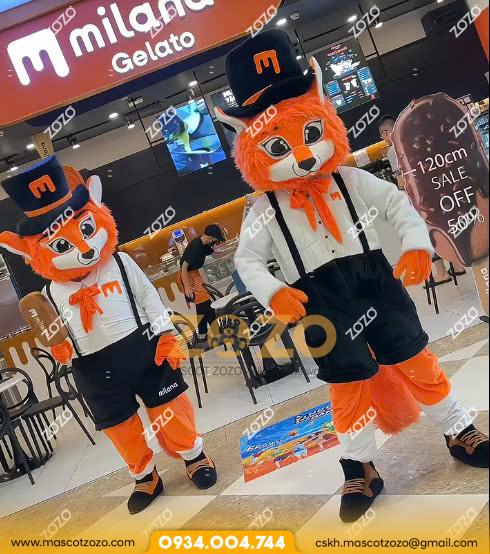 MASCOT CÁO KEM MILANA - Ảnh 4