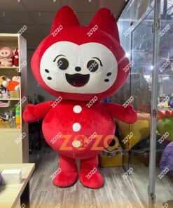 MASCOT HƠI MÈO ĐỎ VIETTEL