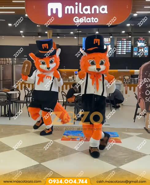 MASCOT CÁO KEM MILANA - Ảnh 2