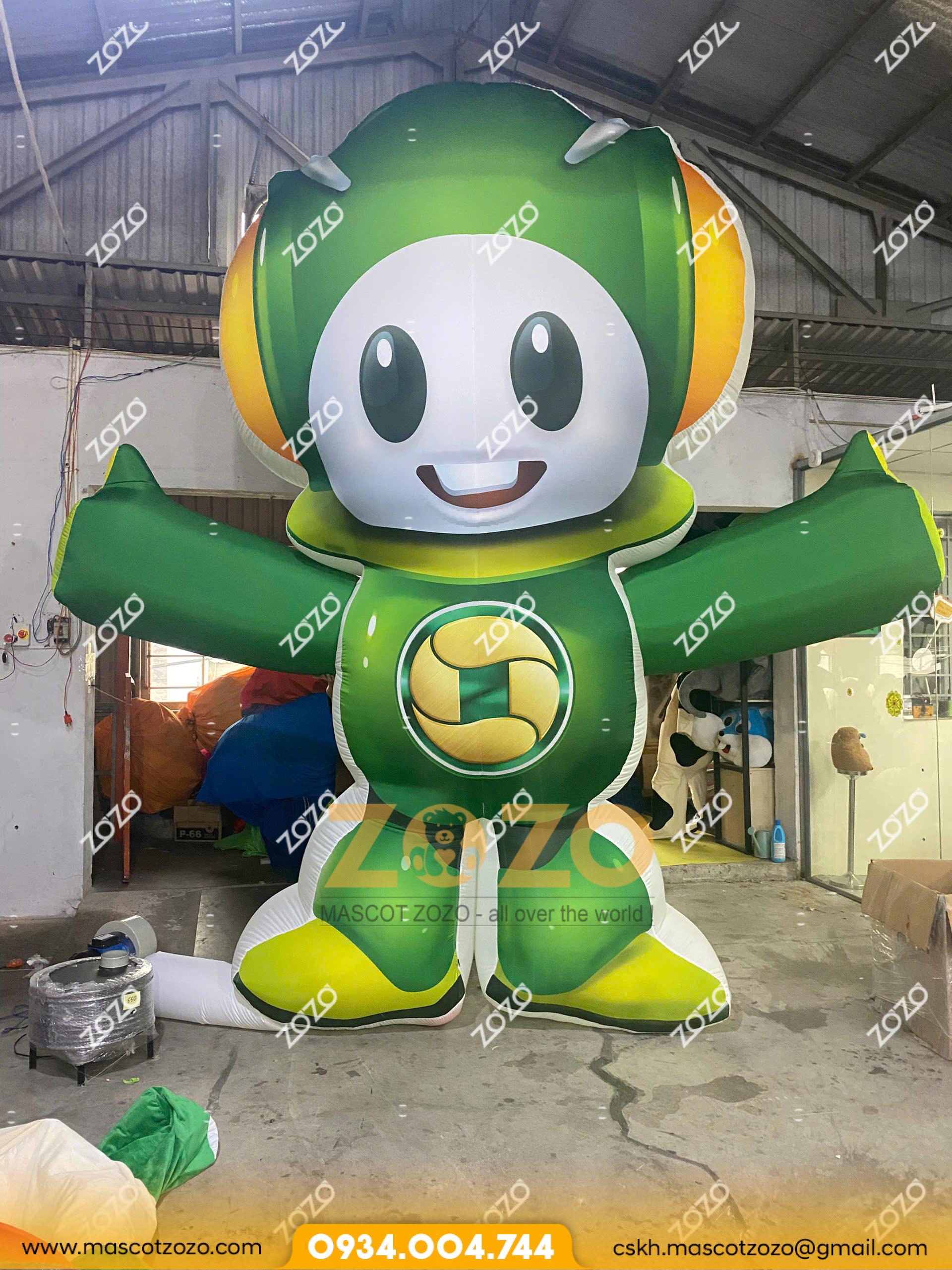 RỐI HƠI KHỔNG LỒ ROBOT NGÂN HÀNG OCB