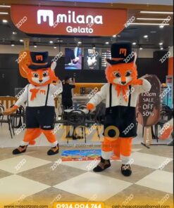 MASCOT CÁO KEM MILANA