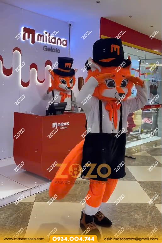 MASCOT CÁO KEM MILANA - Ảnh 3