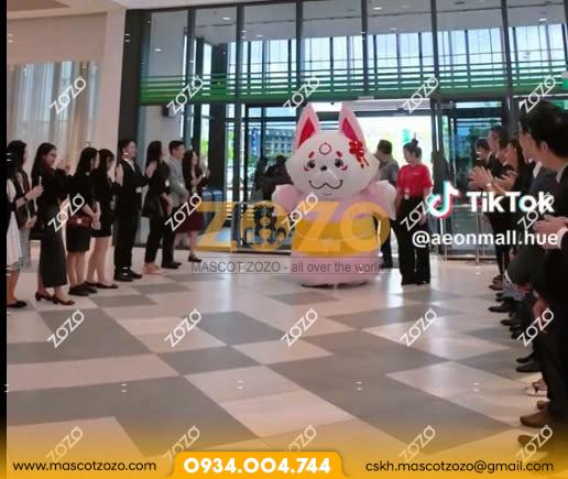 MASCOT HƠI HỒ LY HIKAI AEON - Ảnh 3