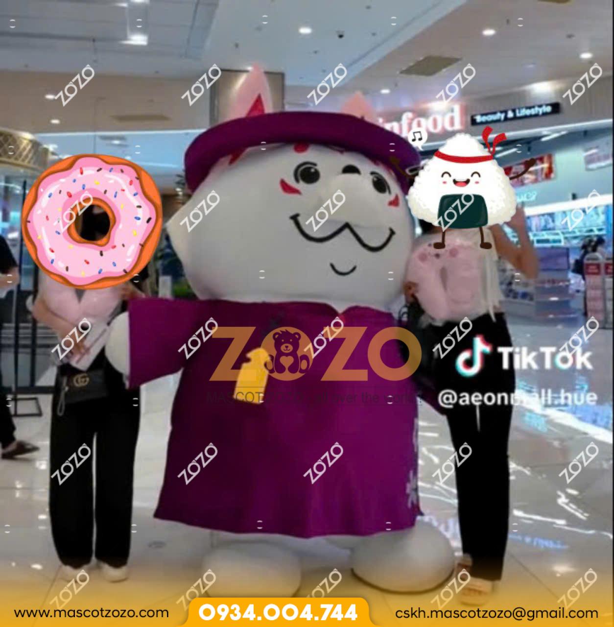 MASCOT HƠI HỒ LY HIKAI AEON - Ảnh 5