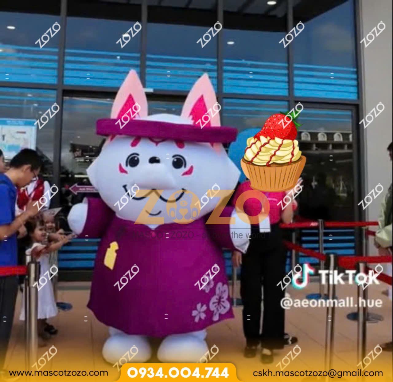 MASCOT HƠI HỒ LY HIKAI AEON - Ảnh 4