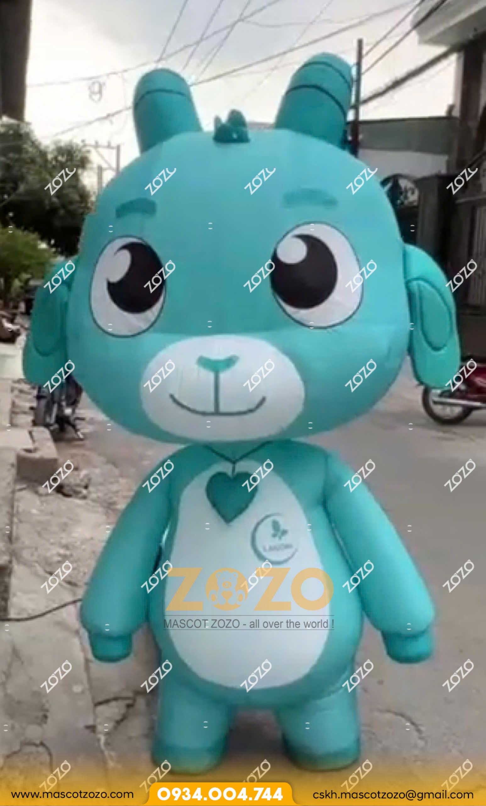 rối hơi chú dê xanh de1