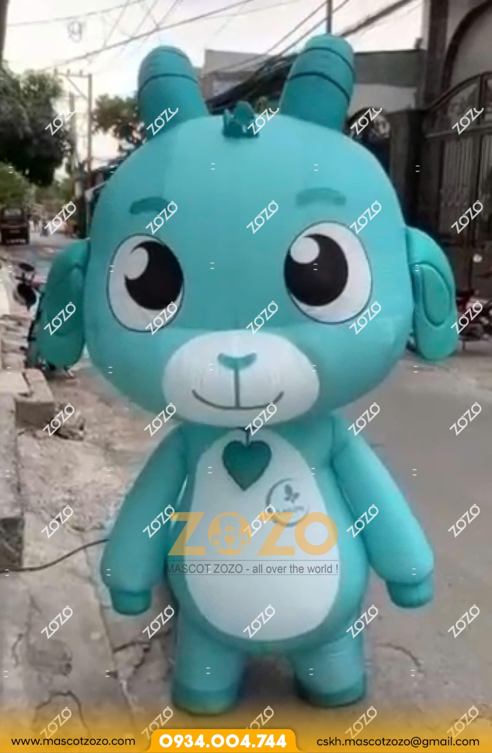 rối hơi chú dê xanh 2 de2