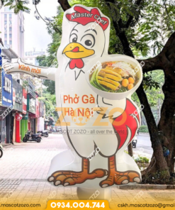 RỐI HƠI VẪY TAY CỬA HÀNG PHỞ GÀ