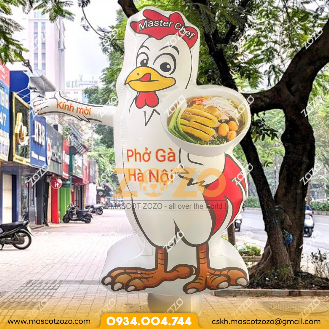 rối hơi phở gà roi ga trang