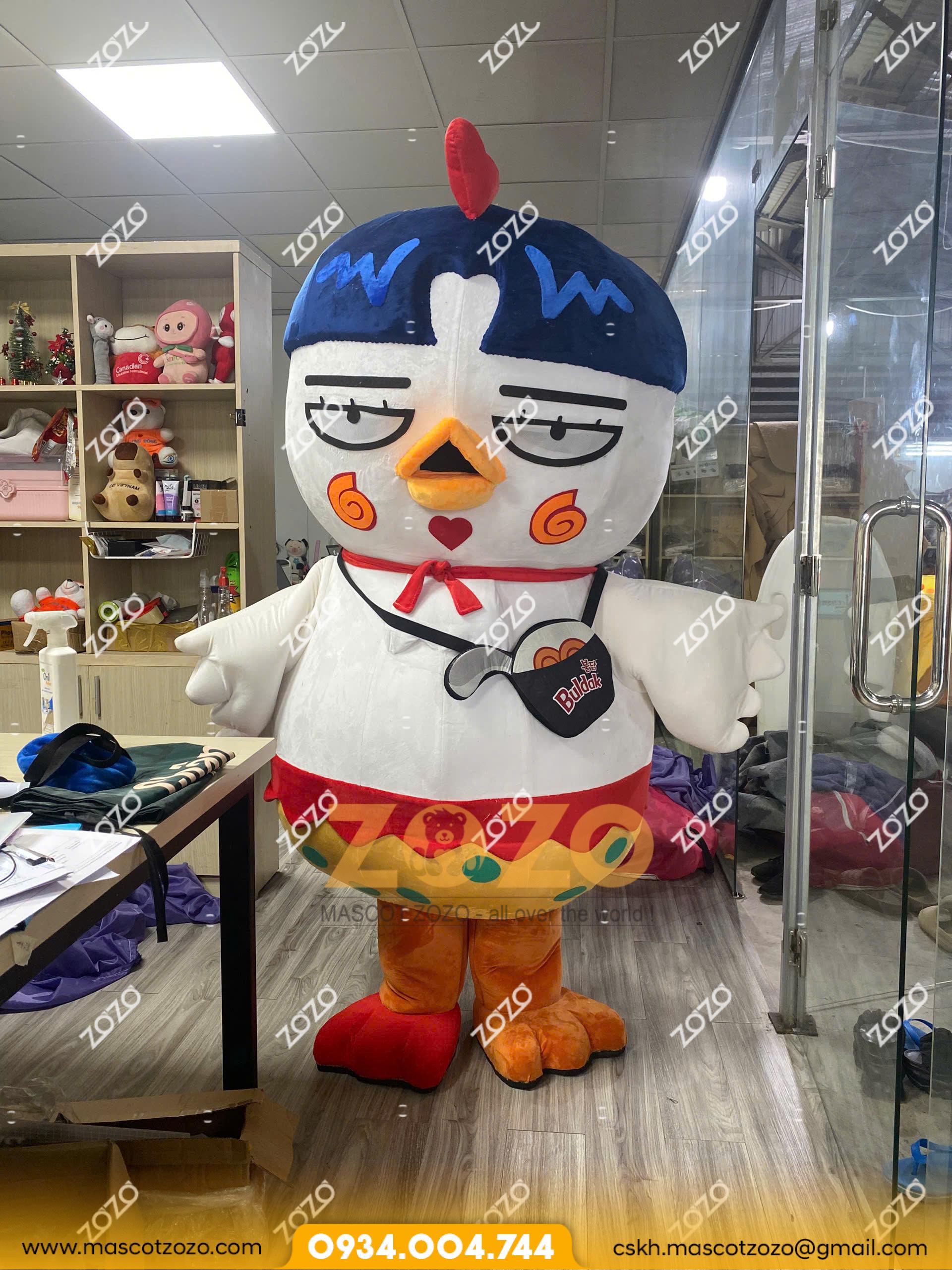 MASCOT MÌ GÀ CAY SAMYANG