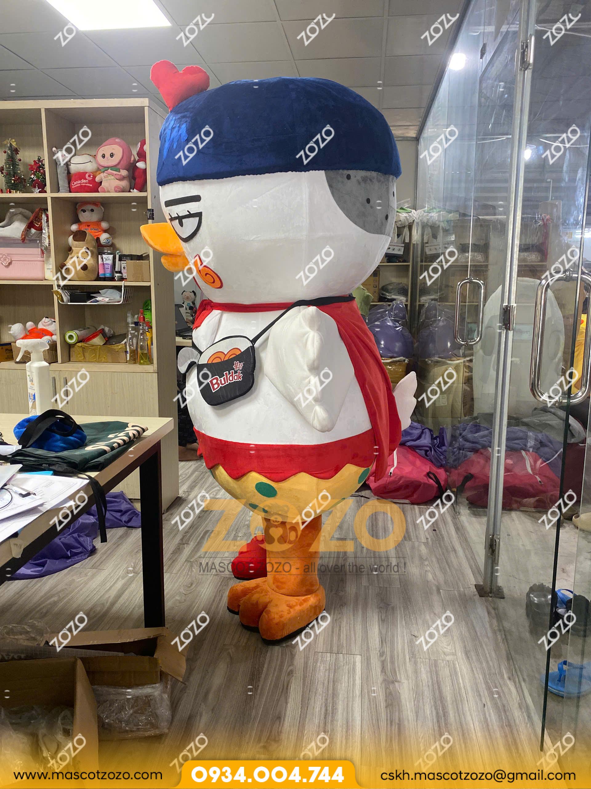 MASCOT MÌ GÀ CAY SAMYANG - Ảnh 2